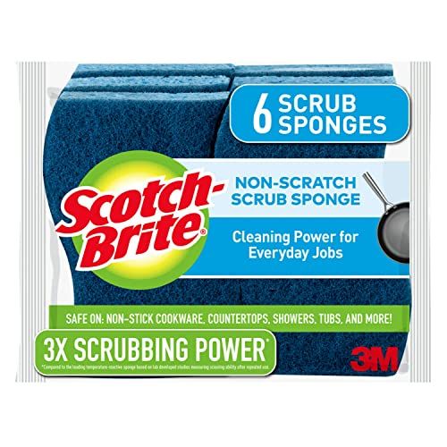 Non-Scratch Scrub Sponges (6-pack)