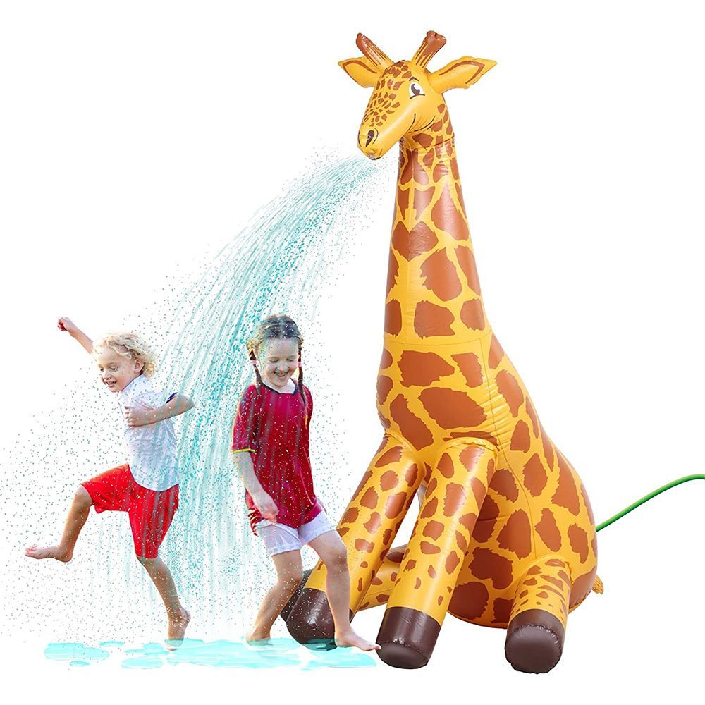Giant Inflatable Giraffe Party Sprinkler