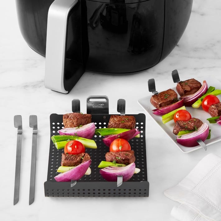 Air Fryer Skewers and Nonstick Rack