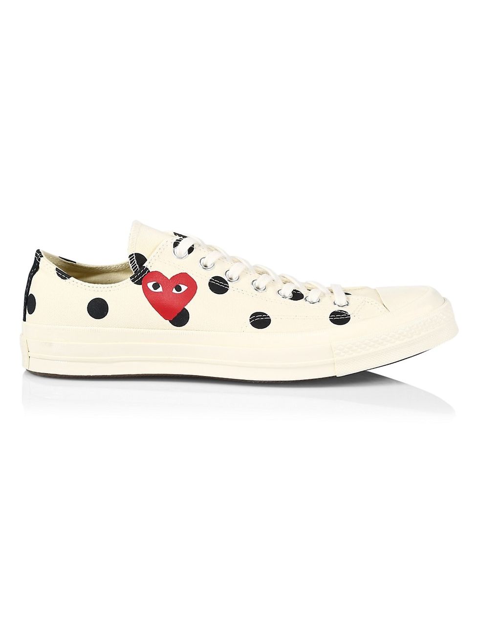 Comme des Garcons Play x Converse Polka Dot Low-Top Sneakers