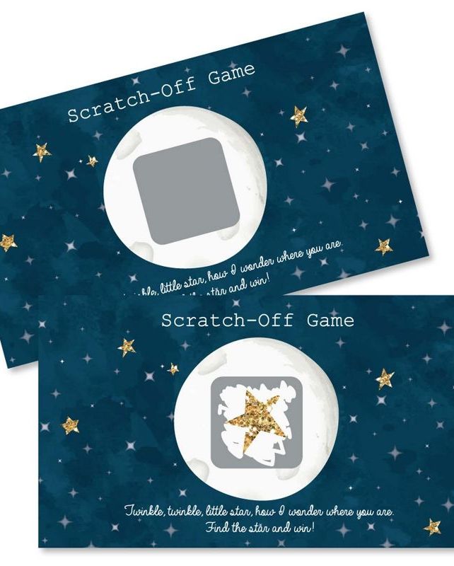 Scratch-Off Baby Shower Game