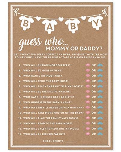 Baby Shower Games - Top Baby Shower Activity Ideas