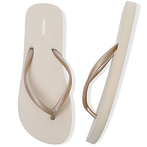 YUANKONG Comfort Flip Flops for Women Classic Sandals for Summer Beach