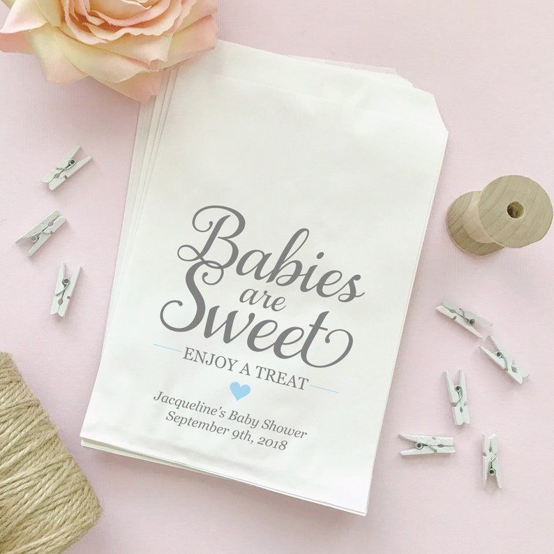 Chic baby discount shower favors