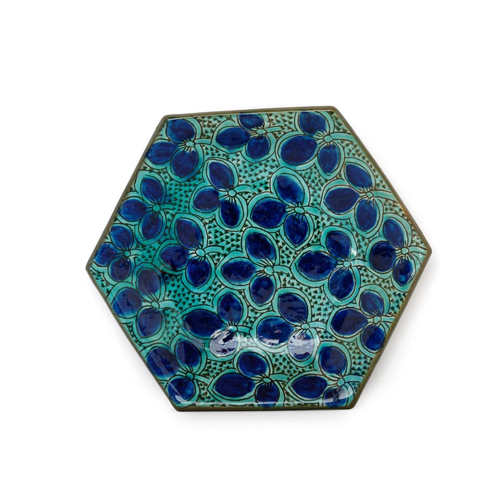 Clover Hexagon Dessert Plate