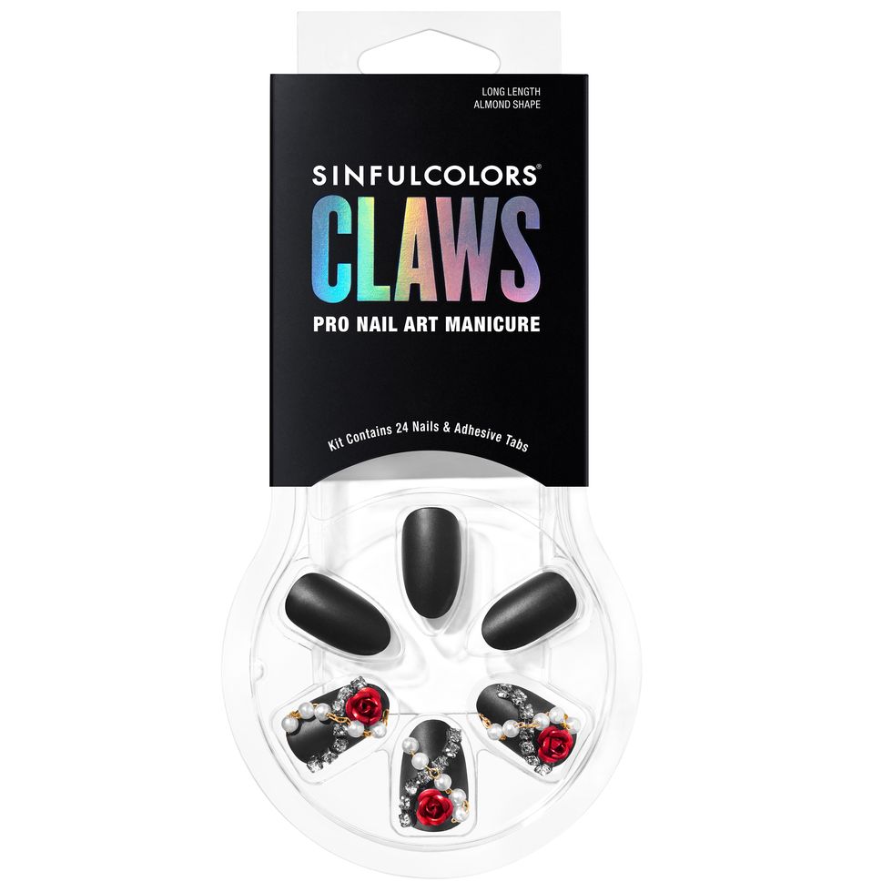 3D Claws Press On Nails, Rough N' Rosey