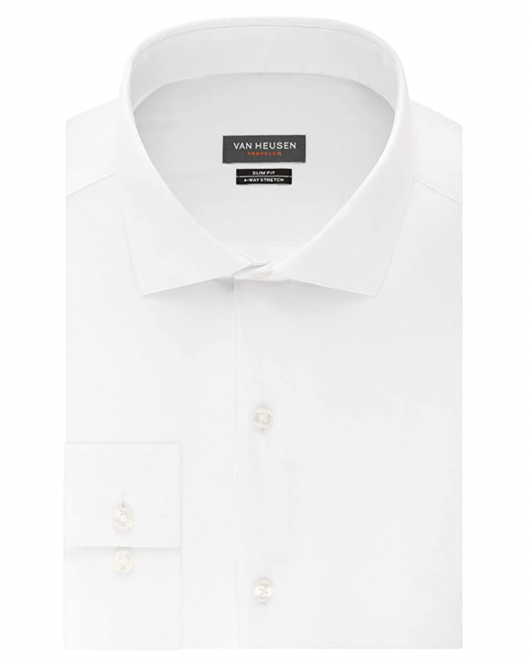 men's fitted stretch dress shirts