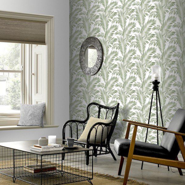 Arthouse 694800 Tropical Palm Wallpaper Green
