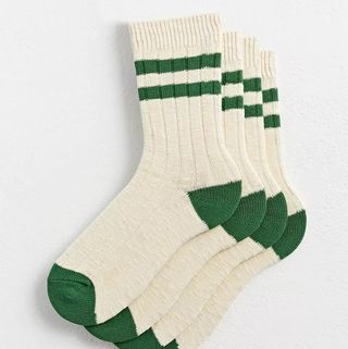Urban Outfitters Striped Crew Sock (4-Pack)
