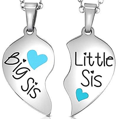 Big Sister & Little Sister Friendship Necklace