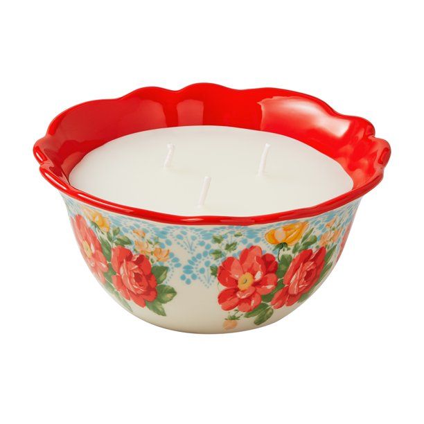 The Pioneer Woman Vintage Floral Candle