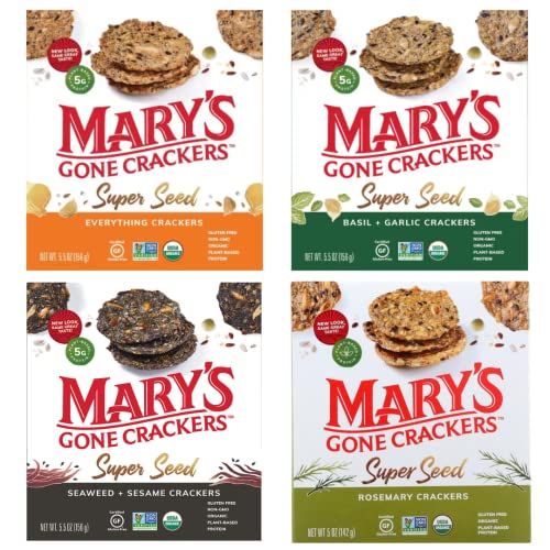 Mary's Gone Crackers Super Seed Variety Pack