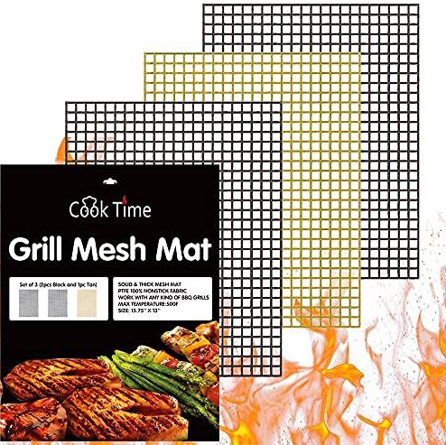 AOOCAN Grill Mat - Set of 5 Heavy Duty Grill Mats Non Stick, BBQ Outdoor  Grill & Baking Mats - Reusable, Easy to Clean Barbecue Grilling Accessories  