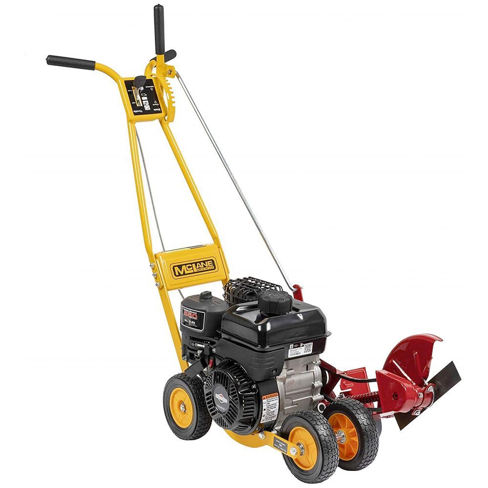 Image of Gas-powered lawn edger for landscaping