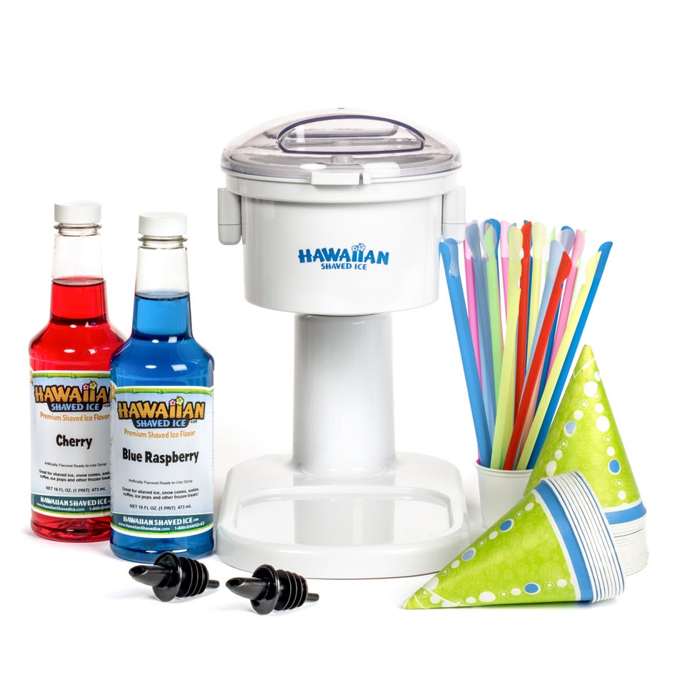 Hawaiian Shaved Ice Kid-Friendly Snow Cone Machine Package