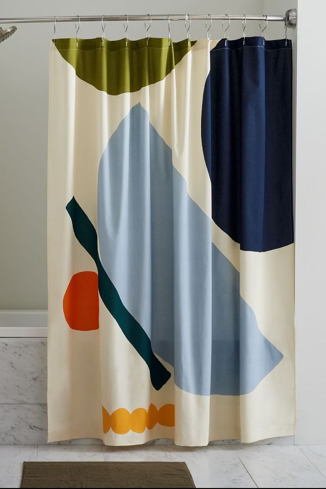 Organic Donna Wilson Balance Shape Shower Curtain
