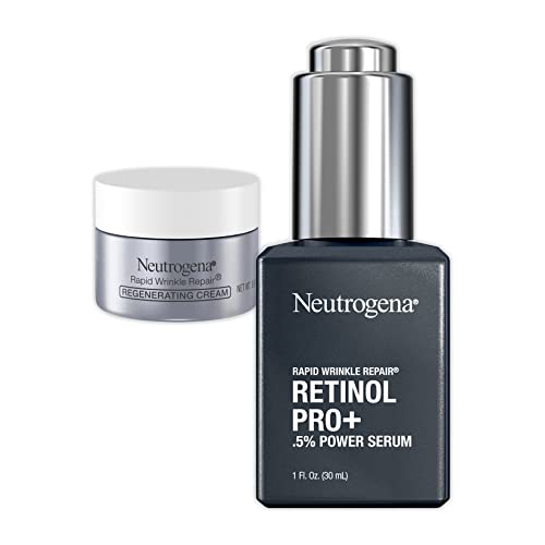 Rapid Wrinkle Repair Retinol Regenerating Cream & Pro+, 0.5% Power Serum