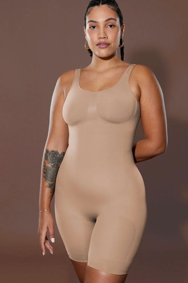 Nearly Naked Shaping Mid Thigh Bodysuit