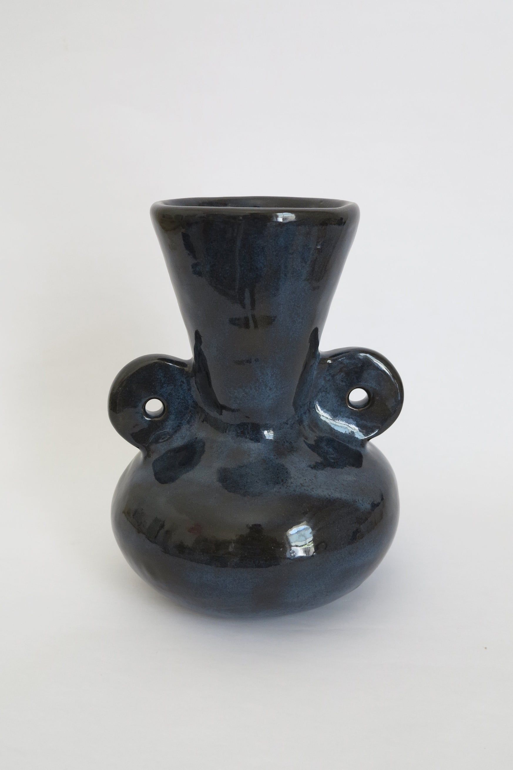 Navy Blue Vase