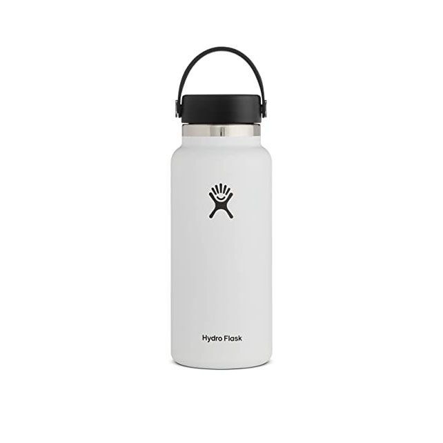 Wide Mouth 25 oz 2 Pack Stainless Steel Sports Water Bottle With Clip 