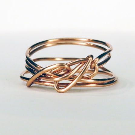 Copper Modes Ring 