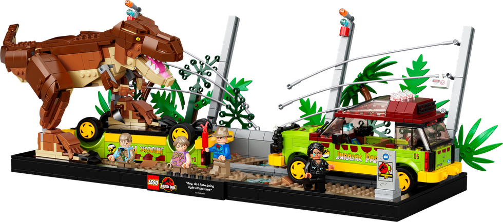 LEGO Jurassic Park T-Rex breakout (LEGO 76956)