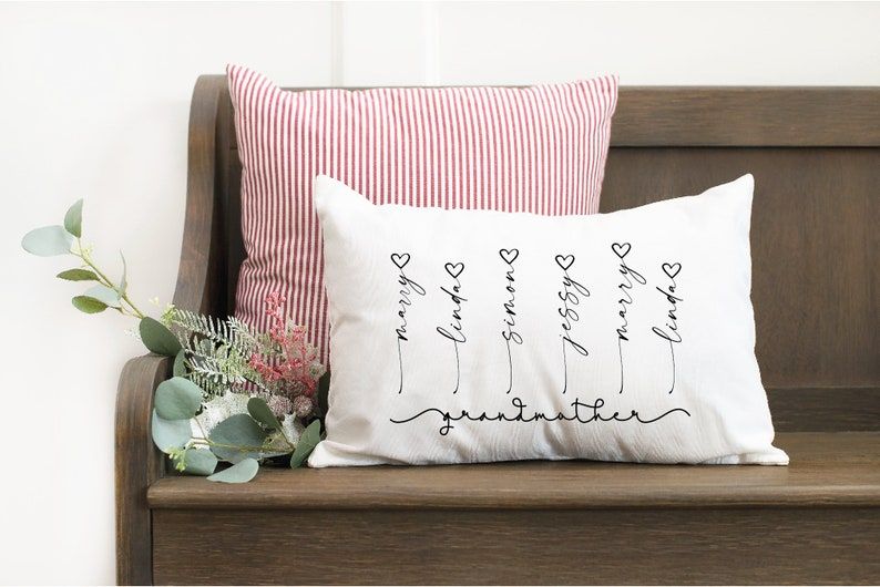 Luxury Personalised Cushion Covers Grandmas House Where I Get Spoilt Funny Gift 