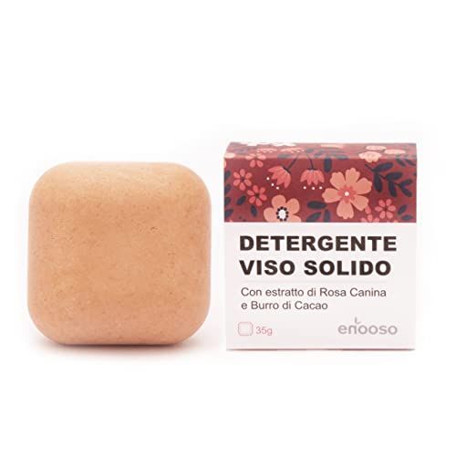 Enooso - Mousse Detergente alla rosa e argilla