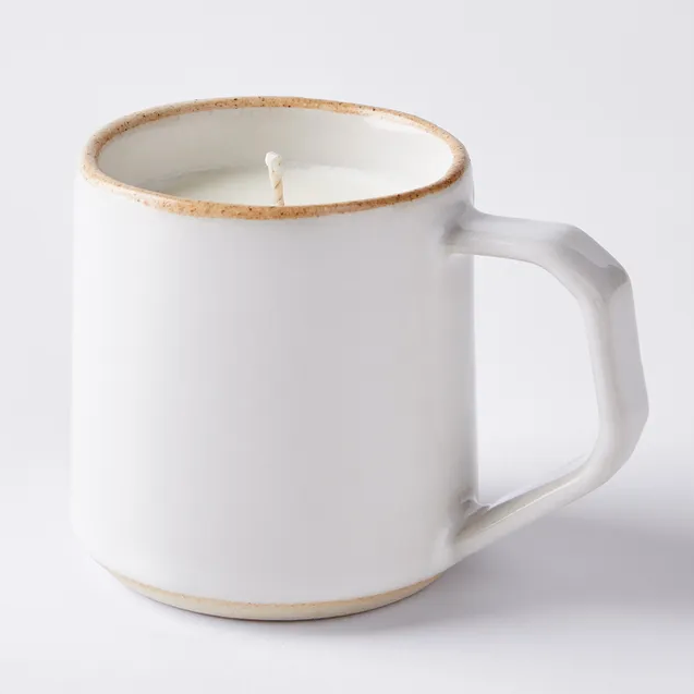 Handmade Porcelain & Stoneware Scented Candle