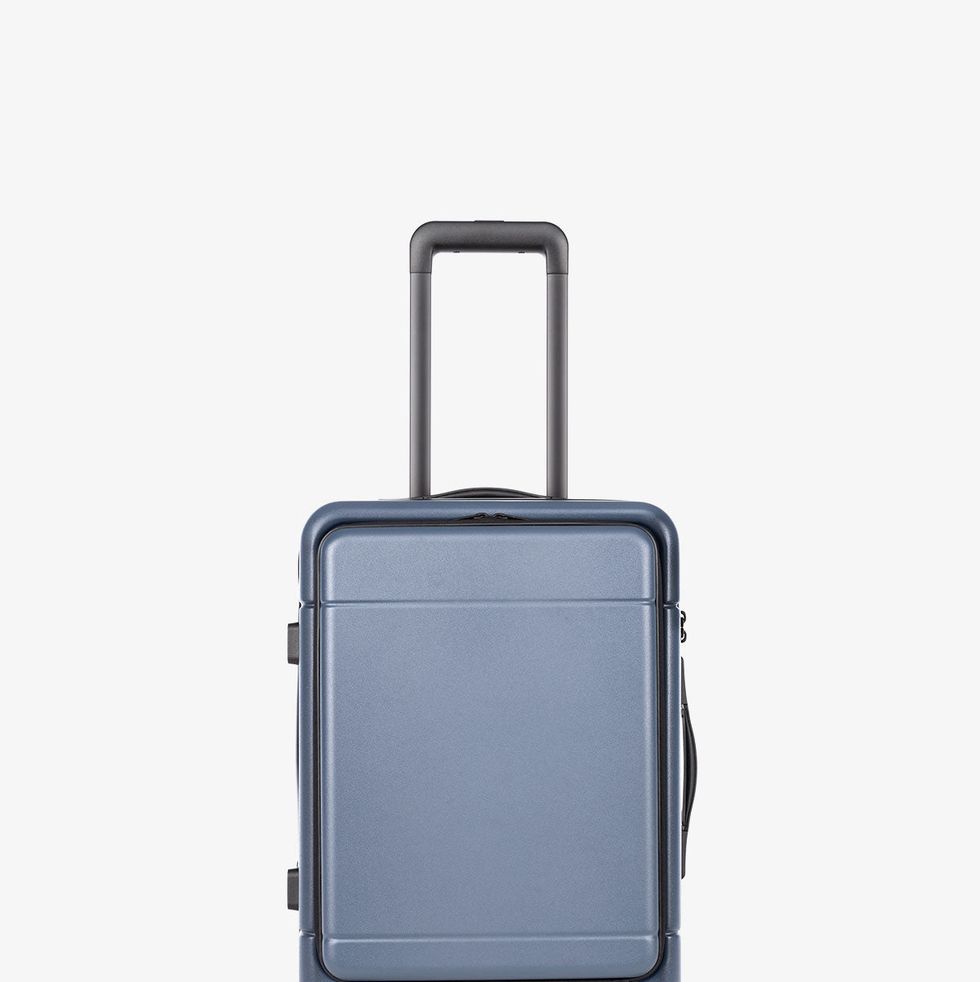 Hue Carry-On Luggage with Hardshell Pocket