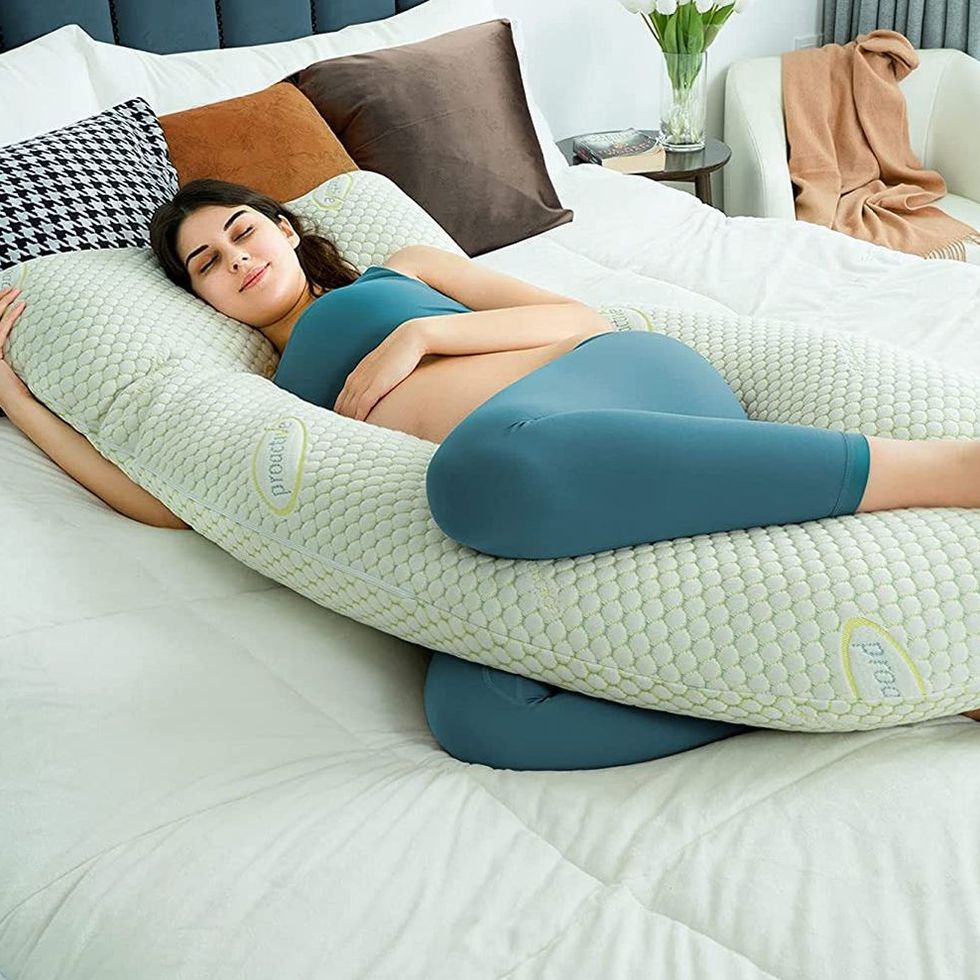 1pc Crescent-shaped Pillow Memory Foam Back Cushion For Sleeping, Pregnant  Women's Lumbar Pillows, Pelvic Pillows, Washable Car Waist Pillows -dark  Grey