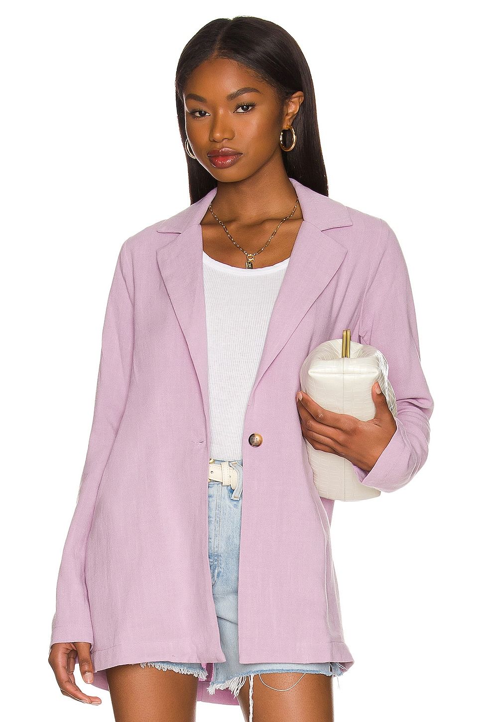 Women's 2025 unstructured blazer