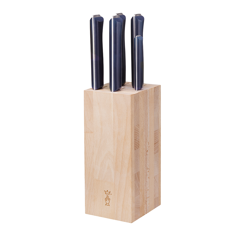 Opinel 5 Piece Intempora Set with Knife Block