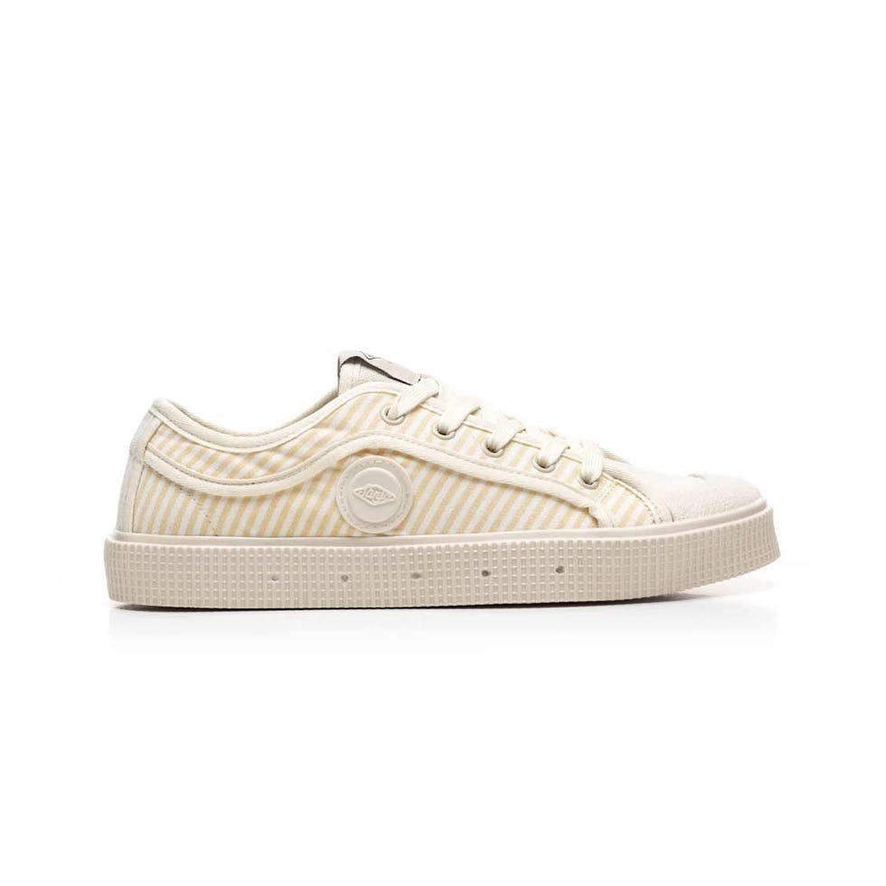 Zapatillas de rayas amarillas