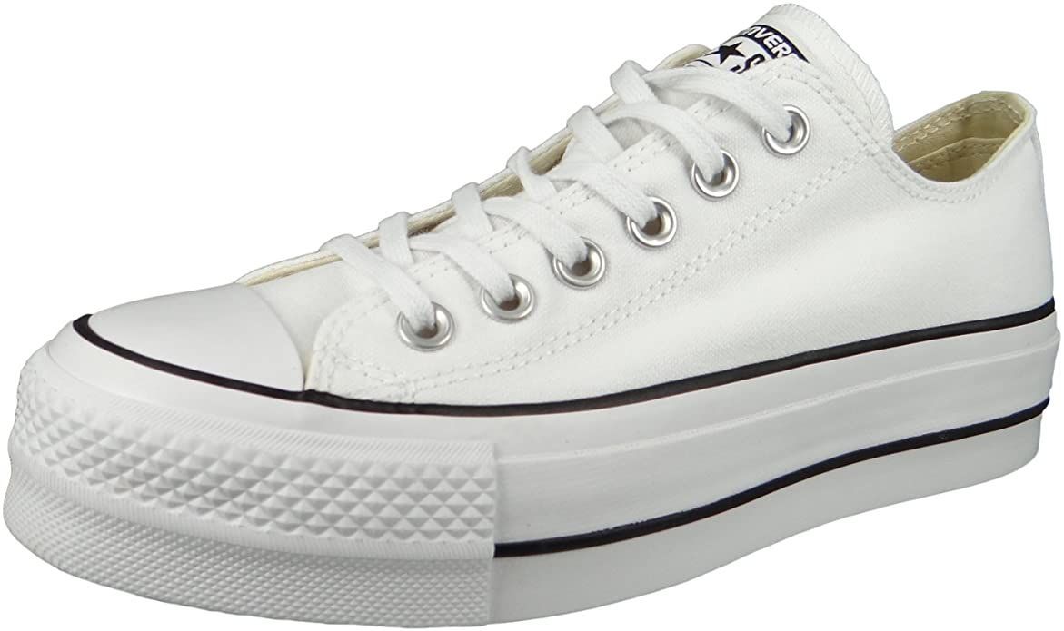 Converse blancos hotsell plataforma liverpool