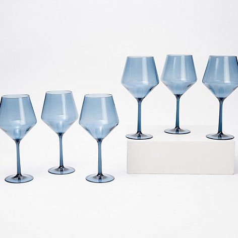 Shatter-Resistant Wine Glasses