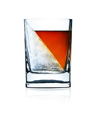 Whiskey Glass with Silicone Ice Mold