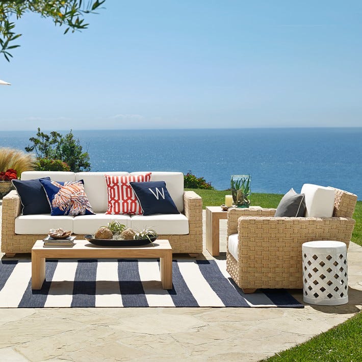 Patio Stripe Indoor/Outdoor Rug 