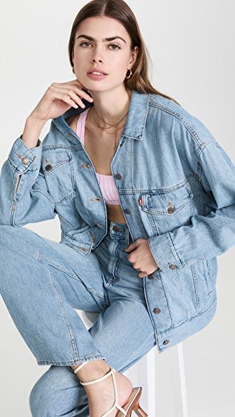 Levi's slouch outlet denim trucker jacket