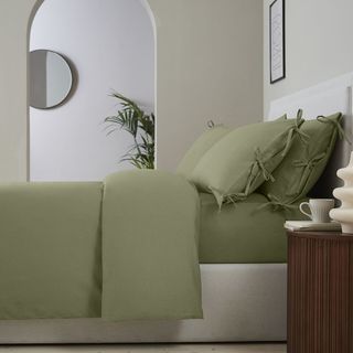 Ravello Bed Linen - Olive, from £28