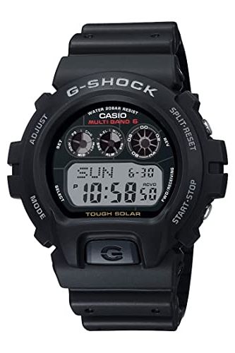 GW6900-1 Tough Solar Black Resin Sport Watch