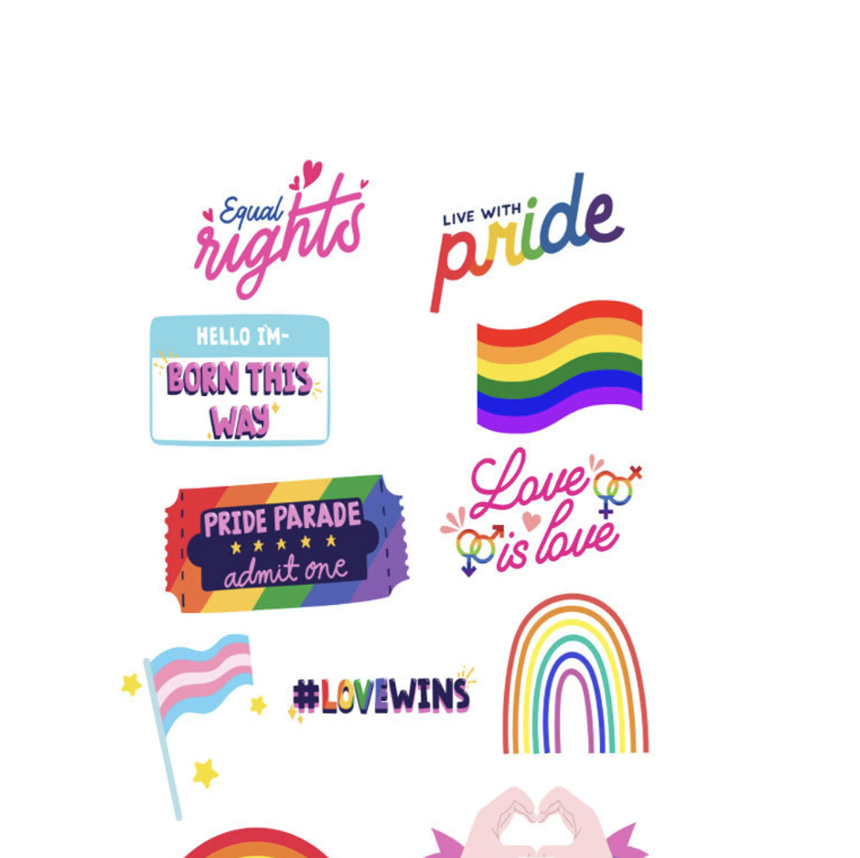 LGBTQ Pride Temporary Tattoos