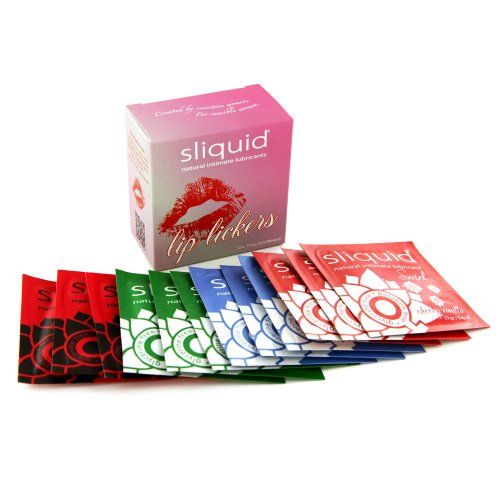 Sliquid Naturals Swirl Flavored Lubricant Lip Licker Cube - 12-pack