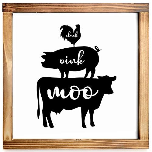 Farm Barn Cow Welcome Sign Farm house Cattle Country style Metal Art 