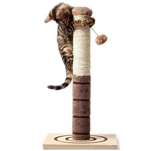 Purrfect Feline Titan's Tower Cat Puzzle Toy, Ball Tower - Purple - 4 Tier  