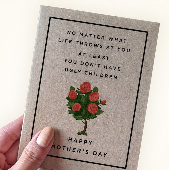 Funny Mother's Day Card LOL Lots of Love Mother's 