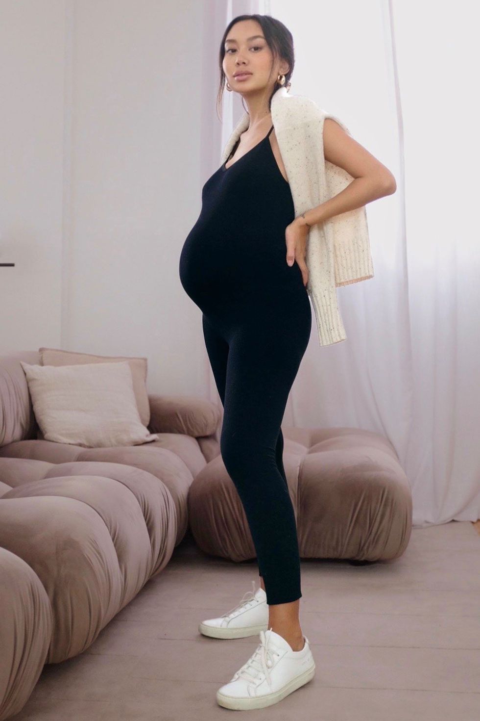 Clea Bamboo Maternity & Postpartum Short Sleeve Pajama Set-Mist – Pink &  Blue Avenue