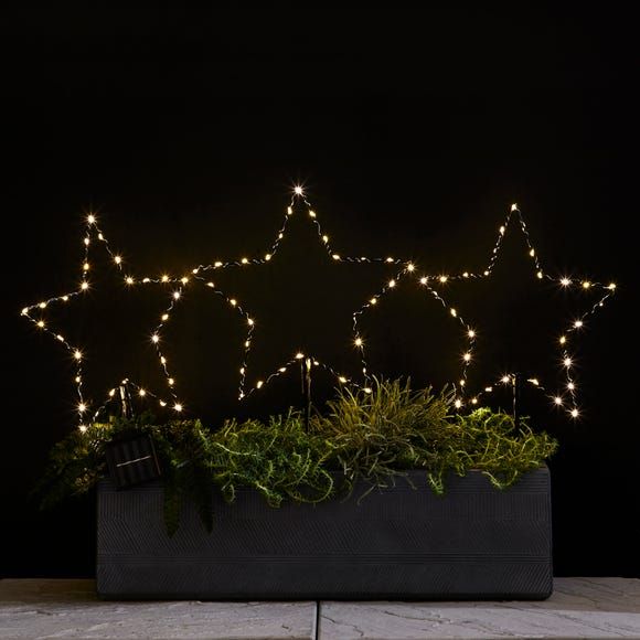 dunelm star solar lights