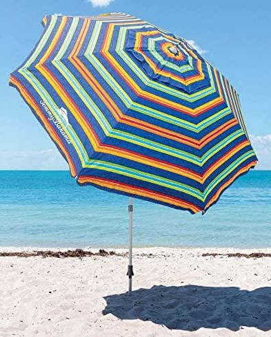 Tommy Bahama Striped Beach Umbrella 