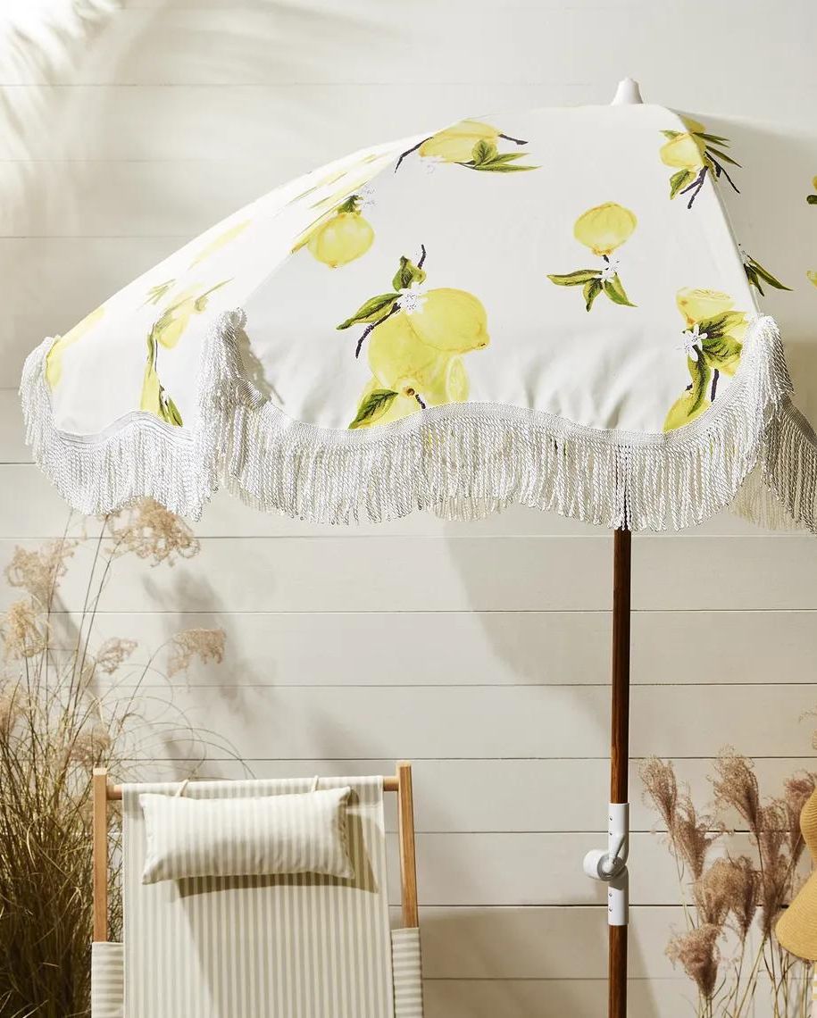 Food52 Business & Pleasure Vintage-Inspired Beach Umbrella